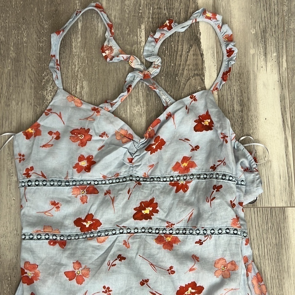 Zara Printed Linen Blend Dress - Picture 12 of 15